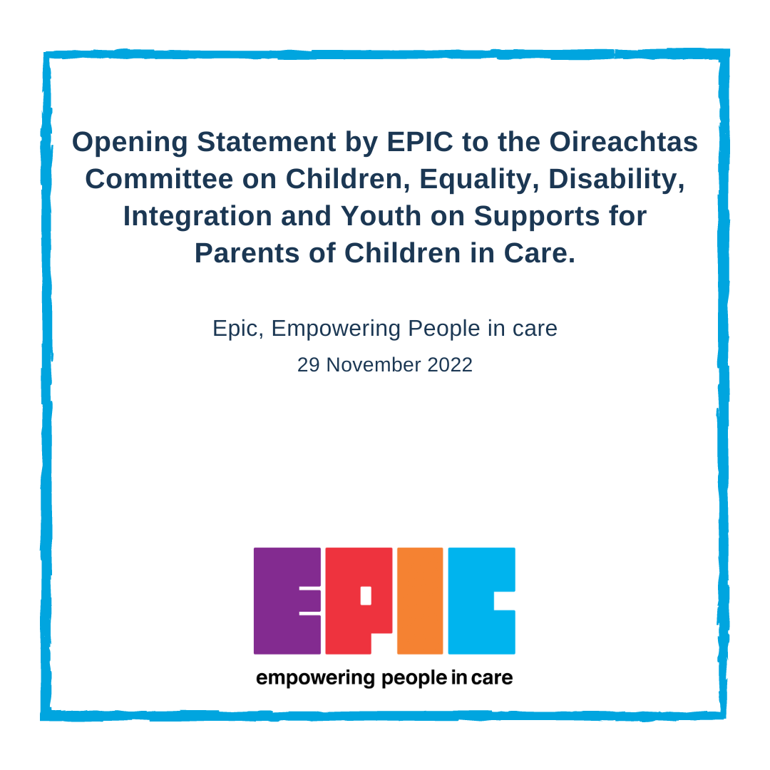 Briefing to the Oireachtas Committee on Children, Equality, Disability ...