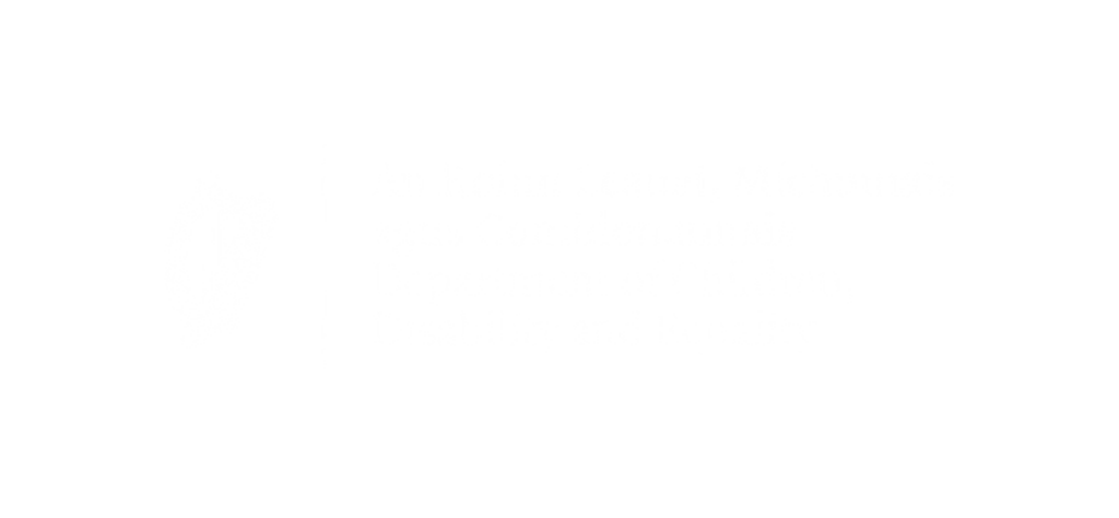 Logo for the Department of Children, Disability and Equality